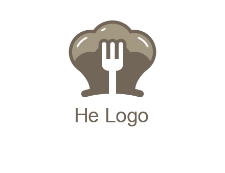 fork in chef hat logo