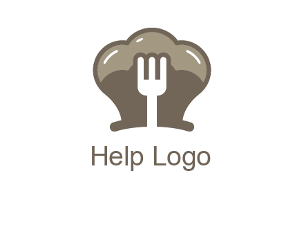 fork in chef hat logo