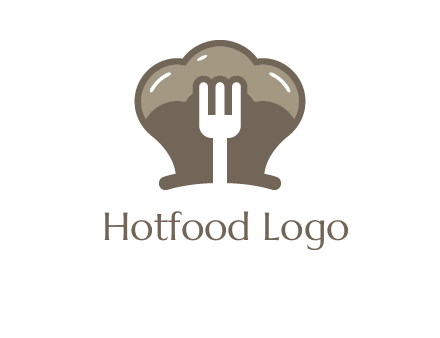 fork in chef hat logo