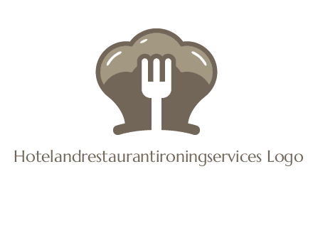 fork in chef hat logo