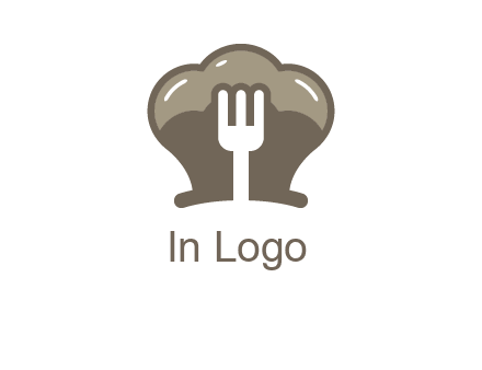 fork in chef hat logo