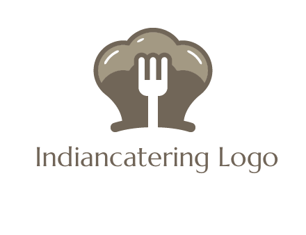 fork in chef hat logo