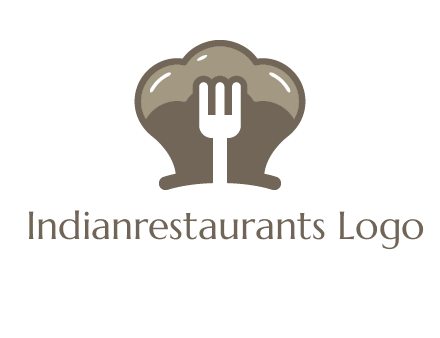 fork in chef hat logo