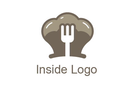 fork in chef hat logo