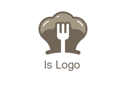 fork in chef hat logo