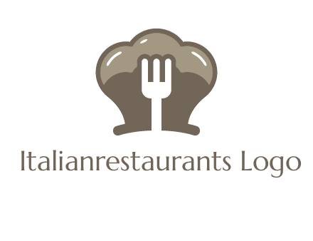 fork in chef hat logo