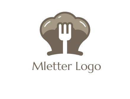 fork in chef hat logo