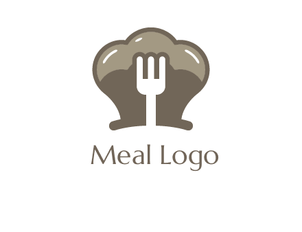 fork in chef hat logo