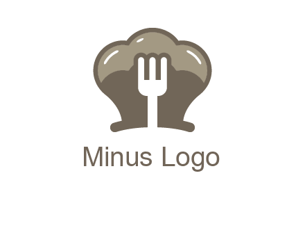 fork in chef hat logo