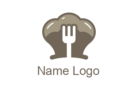 fork in chef hat logo