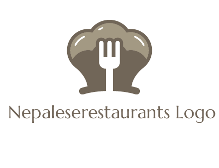 fork in chef hat logo