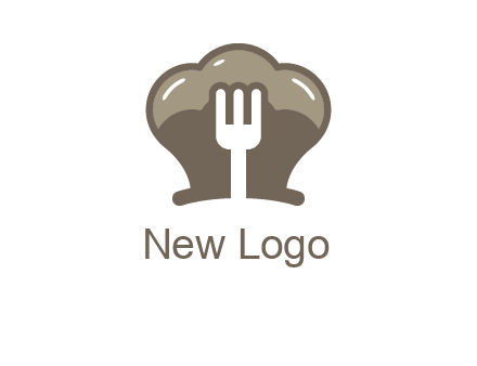 fork in chef hat logo