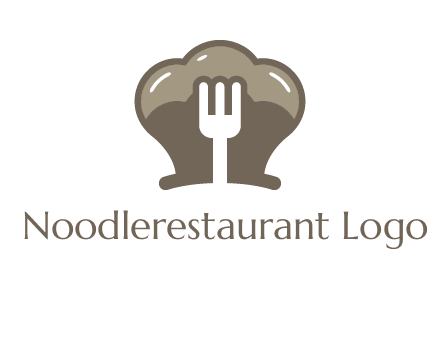 fork in chef hat logo