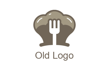 fork in chef hat logo