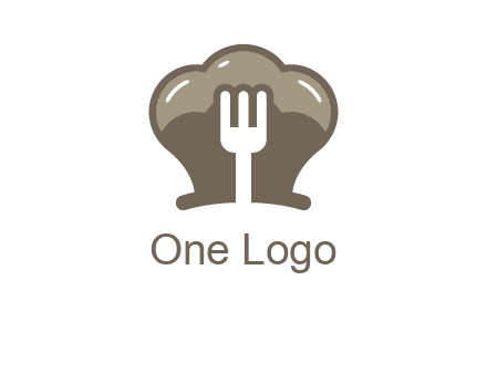 fork in chef hat logo