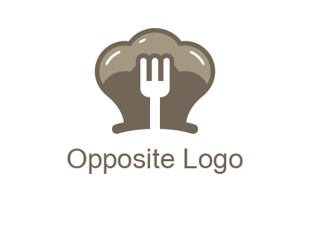 fork in chef hat logo
