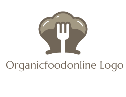 fork in chef hat logo