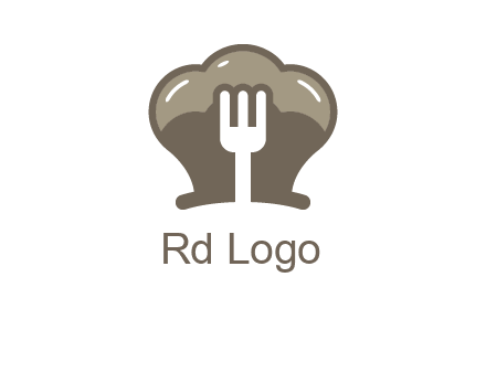 fork in chef hat logo