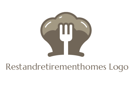 fork in chef hat logo