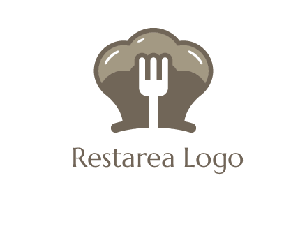 fork in chef hat logo