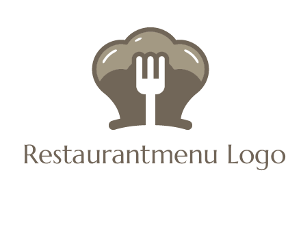 fork in chef hat logo