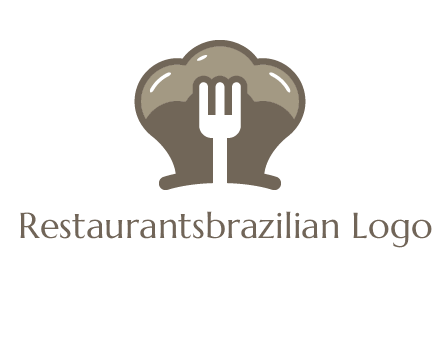 fork in chef hat logo