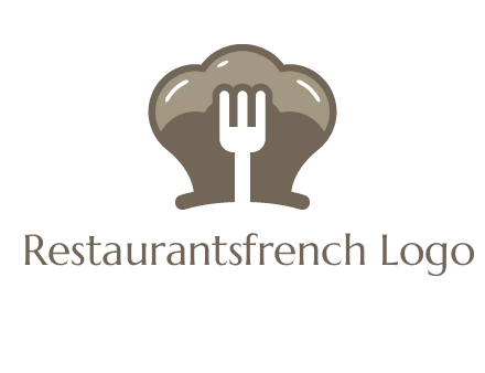 fork in chef hat logo