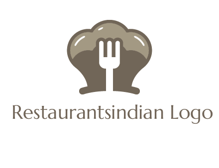 fork in chef hat logo