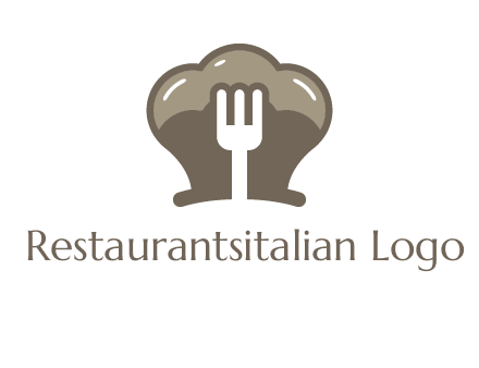 fork in chef hat logo