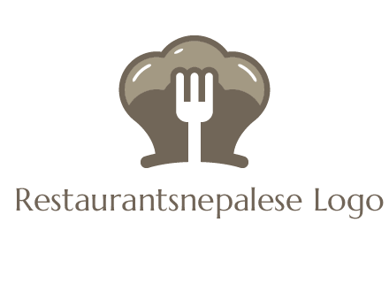 fork in chef hat logo