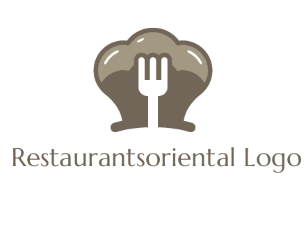 fork in chef hat logo