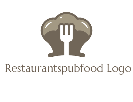 fork in chef hat logo