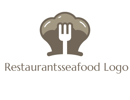fork in chef hat logo