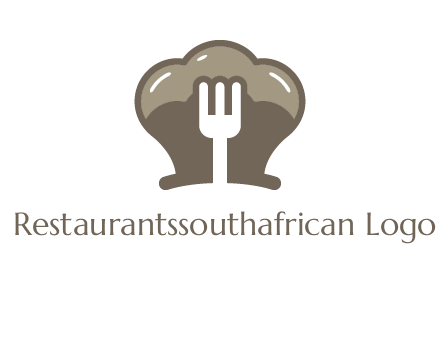 fork in chef hat logo