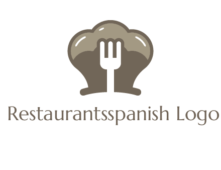 fork in chef hat logo