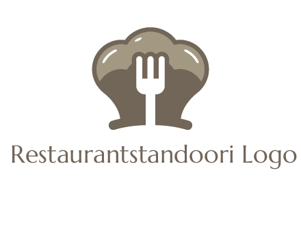 fork in chef hat logo