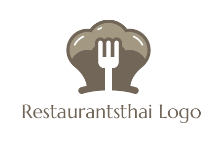 fork in chef hat logo