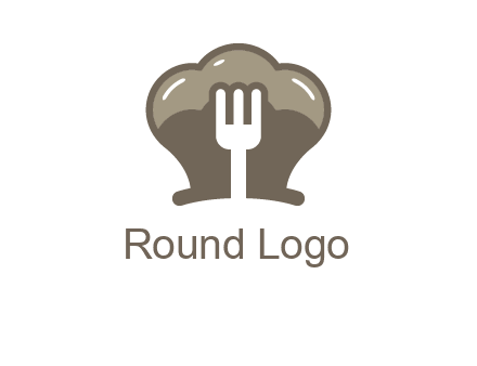 fork in chef hat logo
