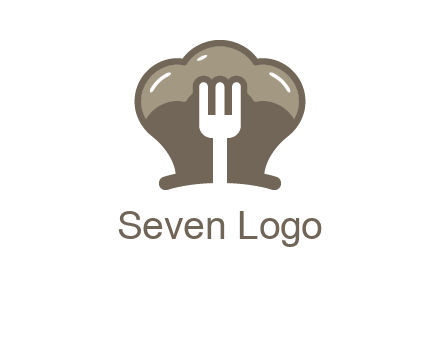fork in chef hat logo