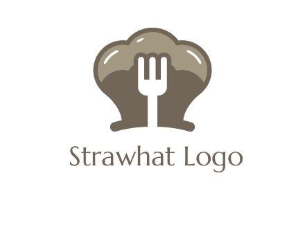 fork in chef hat logo