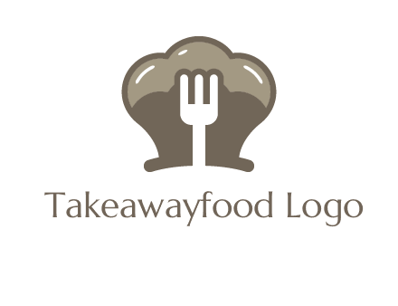 fork in chef hat logo