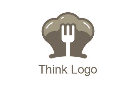 fork in chef hat logo