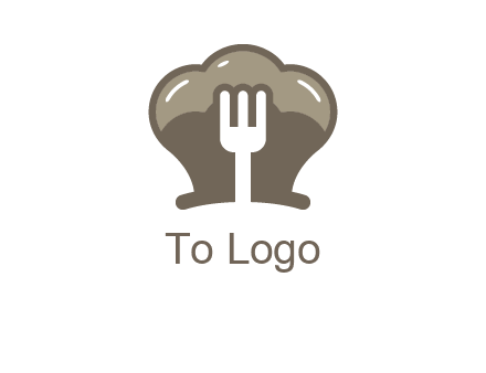 fork in chef hat logo