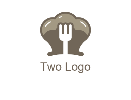 fork in chef hat logo