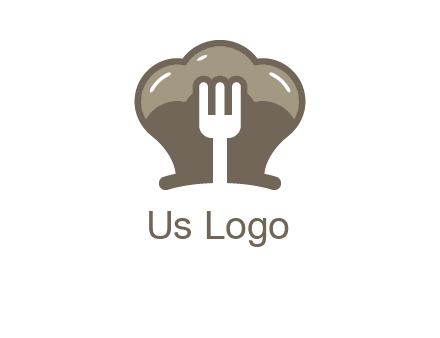 fork in chef hat logo