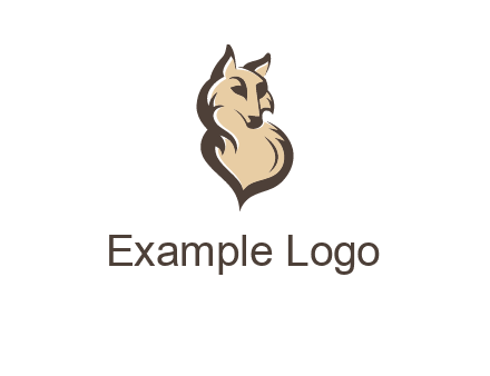 abstract foxy logo