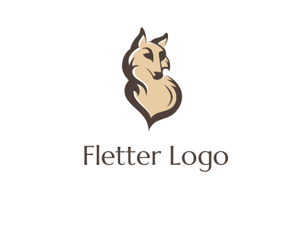 abstract foxy logo