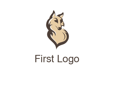 abstract foxy logo