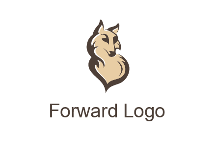 abstract foxy logo