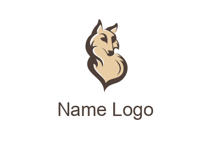 abstract foxy logo